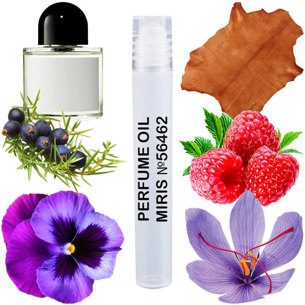 MIRIS No. 56462, Inspired by Black Saffron, Long-Lasting Unisex Perfume Oil for Women & Men Roll-On, Rollerball 0.34 Fl Oz / 10 ml