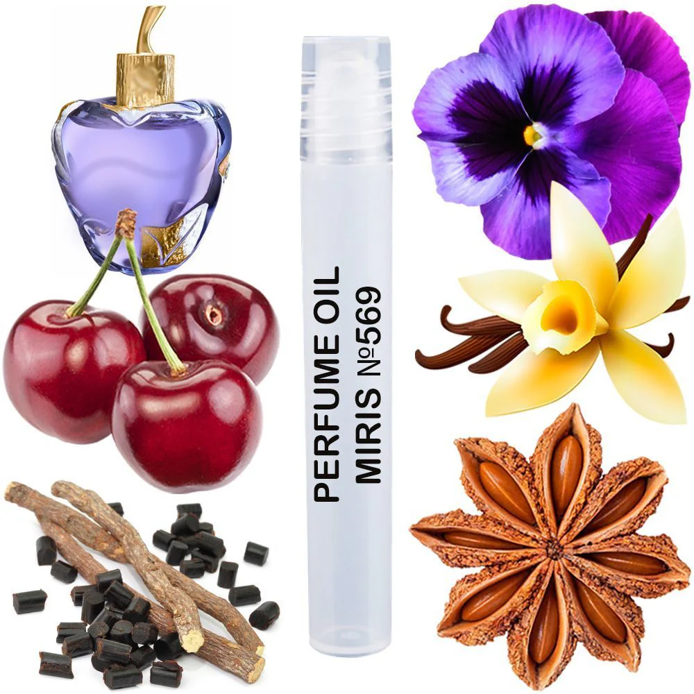 MIRIS No. 569, Inspired by Lolita Lemp, Long-Lasting Perfume Oil for Women Roll-On, Rollerball 0.34 Fl Oz / 10 ml
