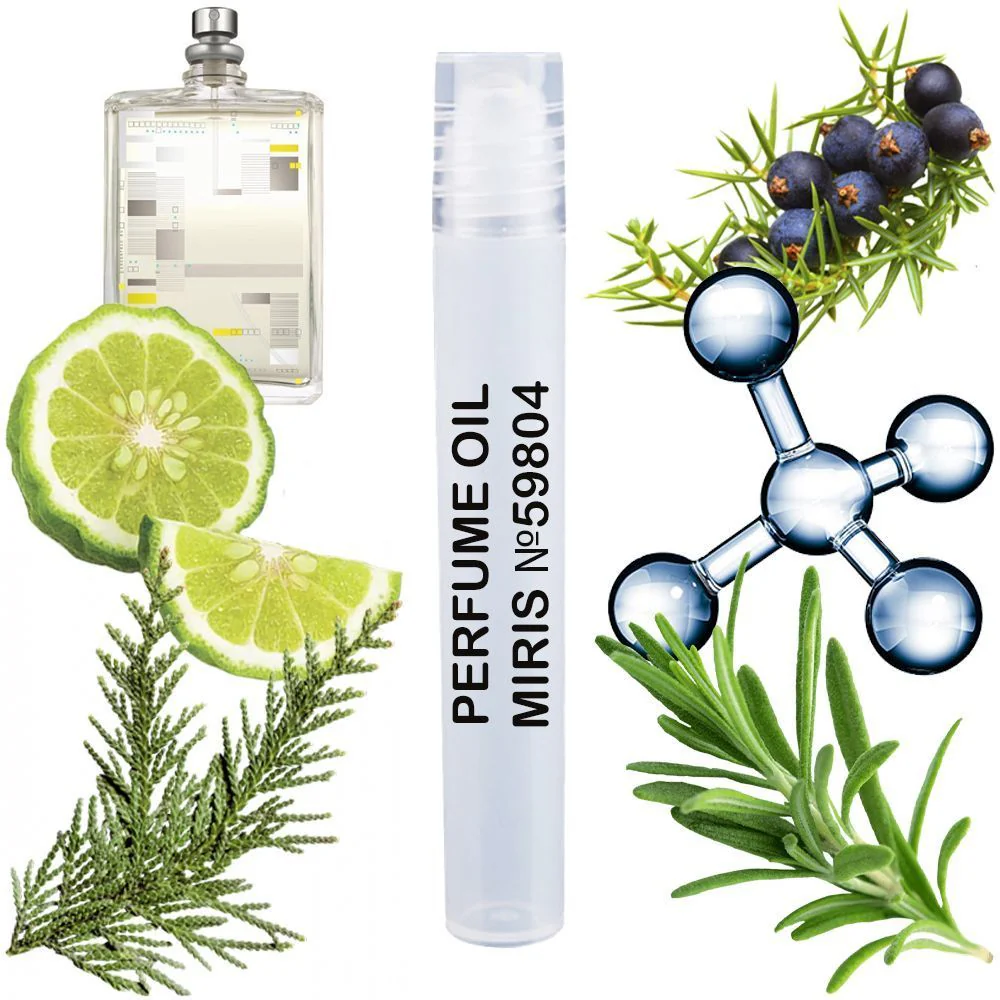 MIRIS No. 59804, Inspired by Escent 05, Long-Lasting Unisex Perfume Oil for Women & Men Roll-On, Rollerball 0.34 Fl Oz / 10 ml