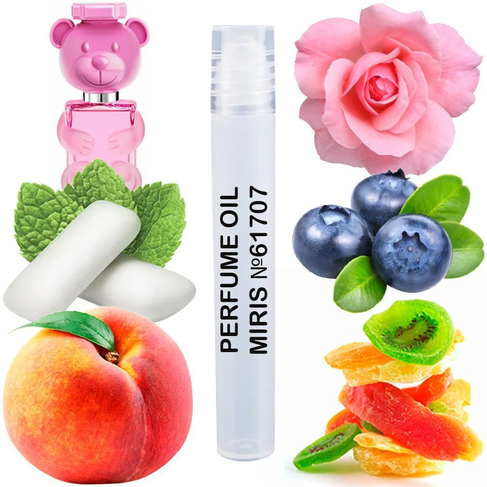 MIRIS No. 61707, Inspired by Toy 2 Bubble Gum, Long-Lasting Perfume Oil for Women Roll-On, Rollerball 0.34 Fl Oz / 10 ml