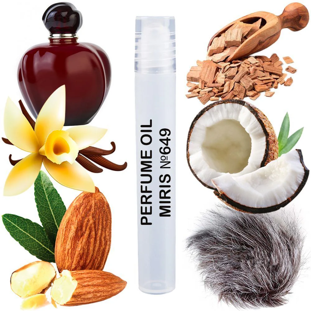 MIRIS No. 649, Inspired by Hypnotic Poiso, Long-Lasting Perfume Oil for Women Roll-On, Rollerball 0.34 Fl Oz / 10 ml