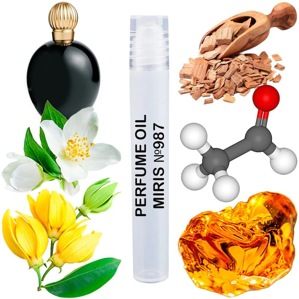 MIRIS No. 987, Inspired by Eclat D'Arpege Night, Long-Lasting Perfume Oil for Women Roll-On, Rollerball 0.34 Fl Oz / 10 ml
