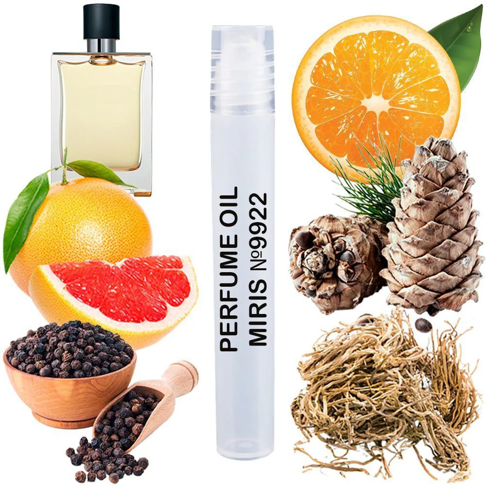 MIRIS No. 9922, Inspired by Terre, Long-Lasting Perfume Oil for Men Roll-On, Rollerball 0.34 Fl Oz / 10 ml